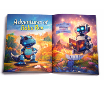 AI saddle stitch booklet example